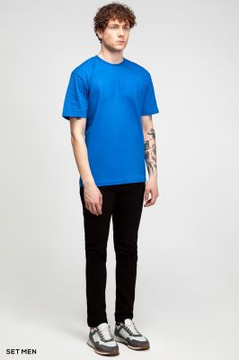 تیشرت مردانه یقه گرد مینیمال