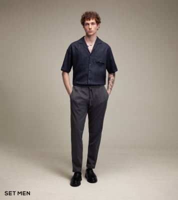 پیراهن لینن یقه آرشال