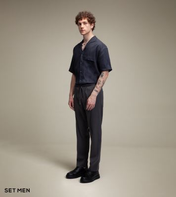 پیراهن لینن یقه آرشال