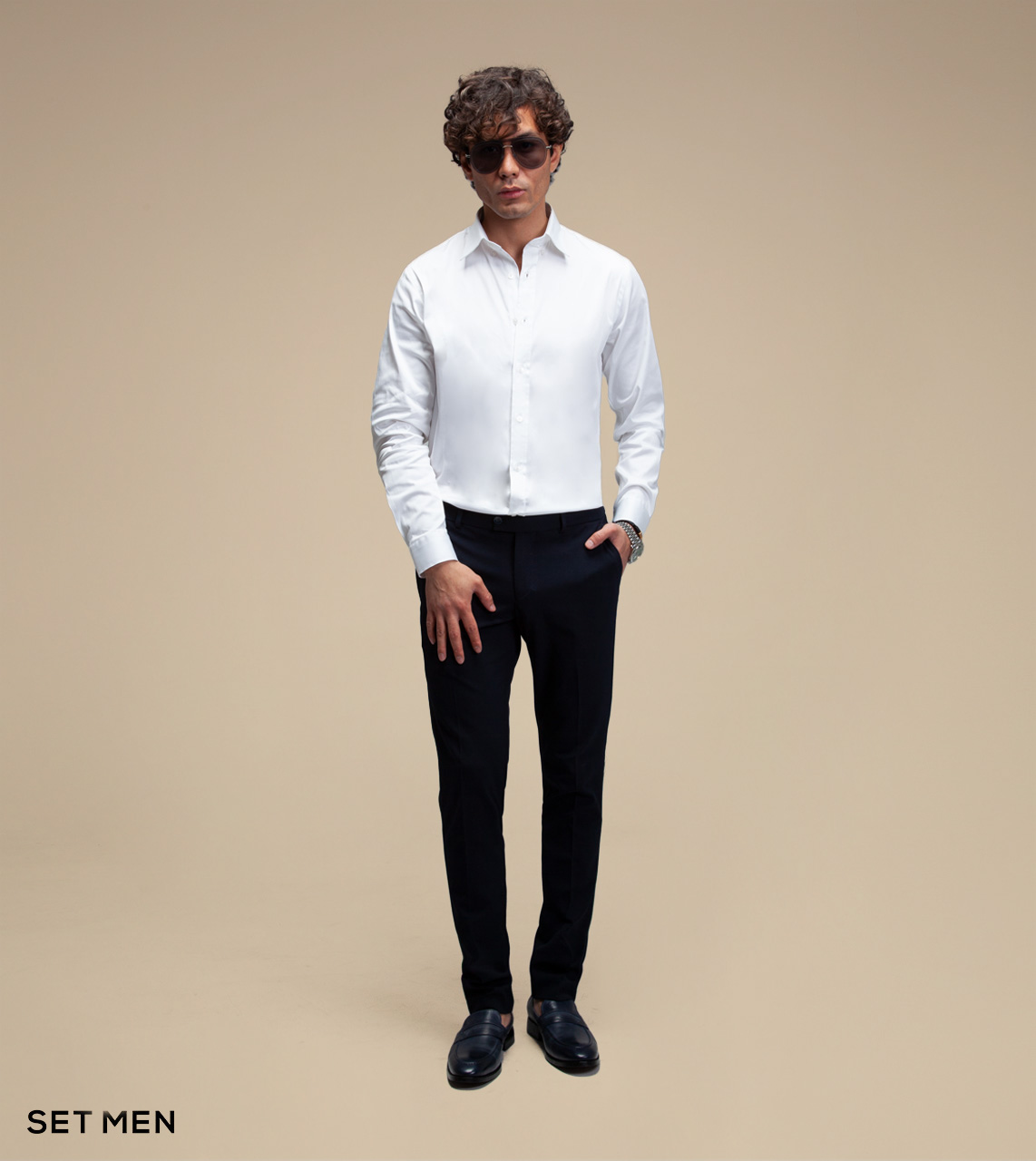 پیراهن ساده ساتن