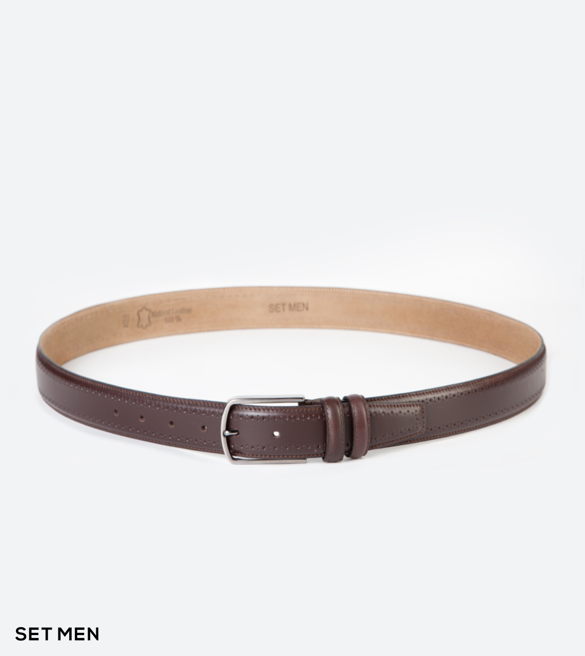 کمربند چرم طبیعی