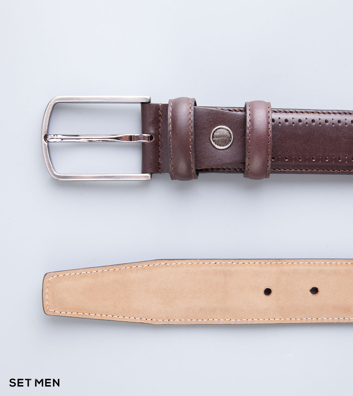 کمربند چرم طبیعی