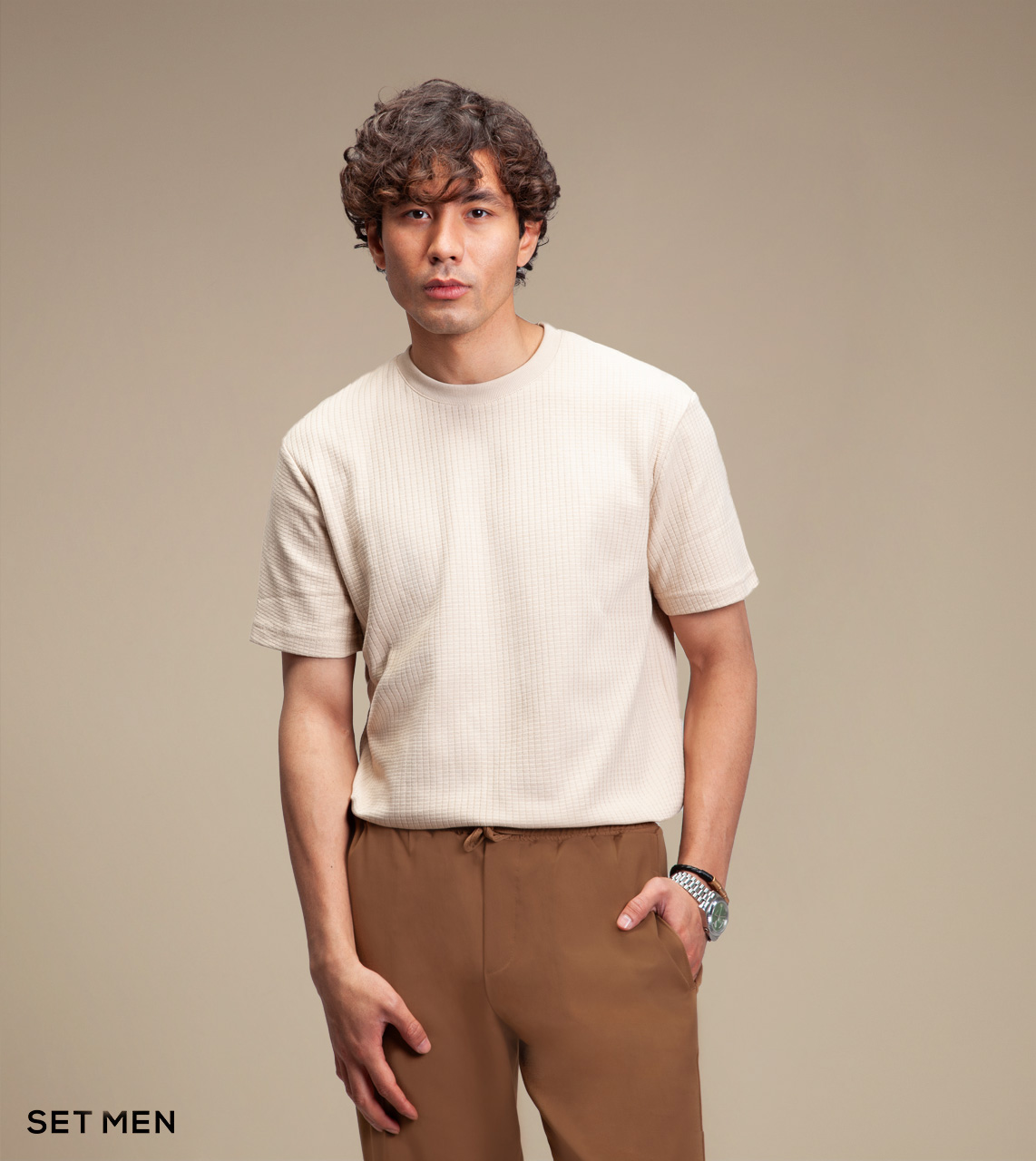 تیشرت بافت بیسکوییتی