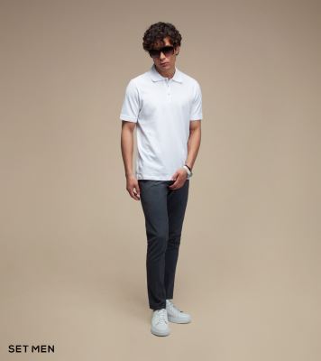 تیشرت یقه دار سوزنی