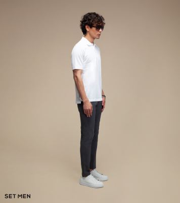 تیشرت یقه دار سوزنی