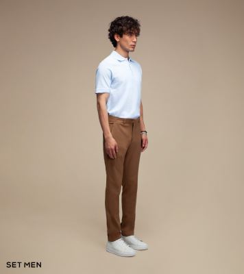 تیشرت یقه دار سوزنی