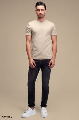 تیشرت مردانه یقه گرد آستین کوتاه