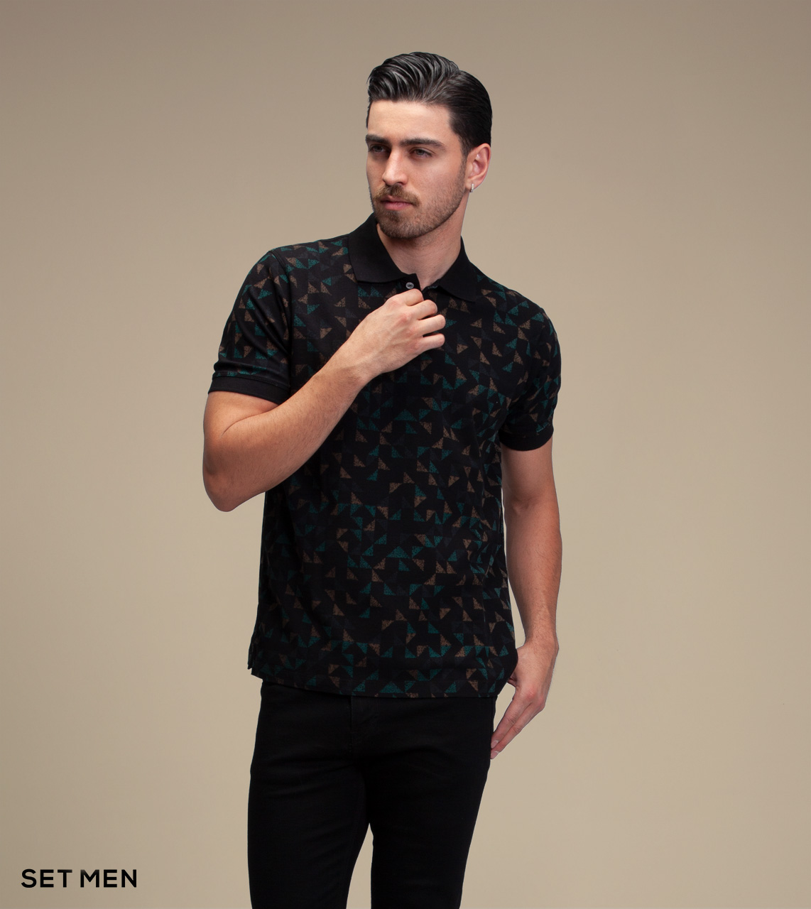 تیشرت چاپی مثلثی