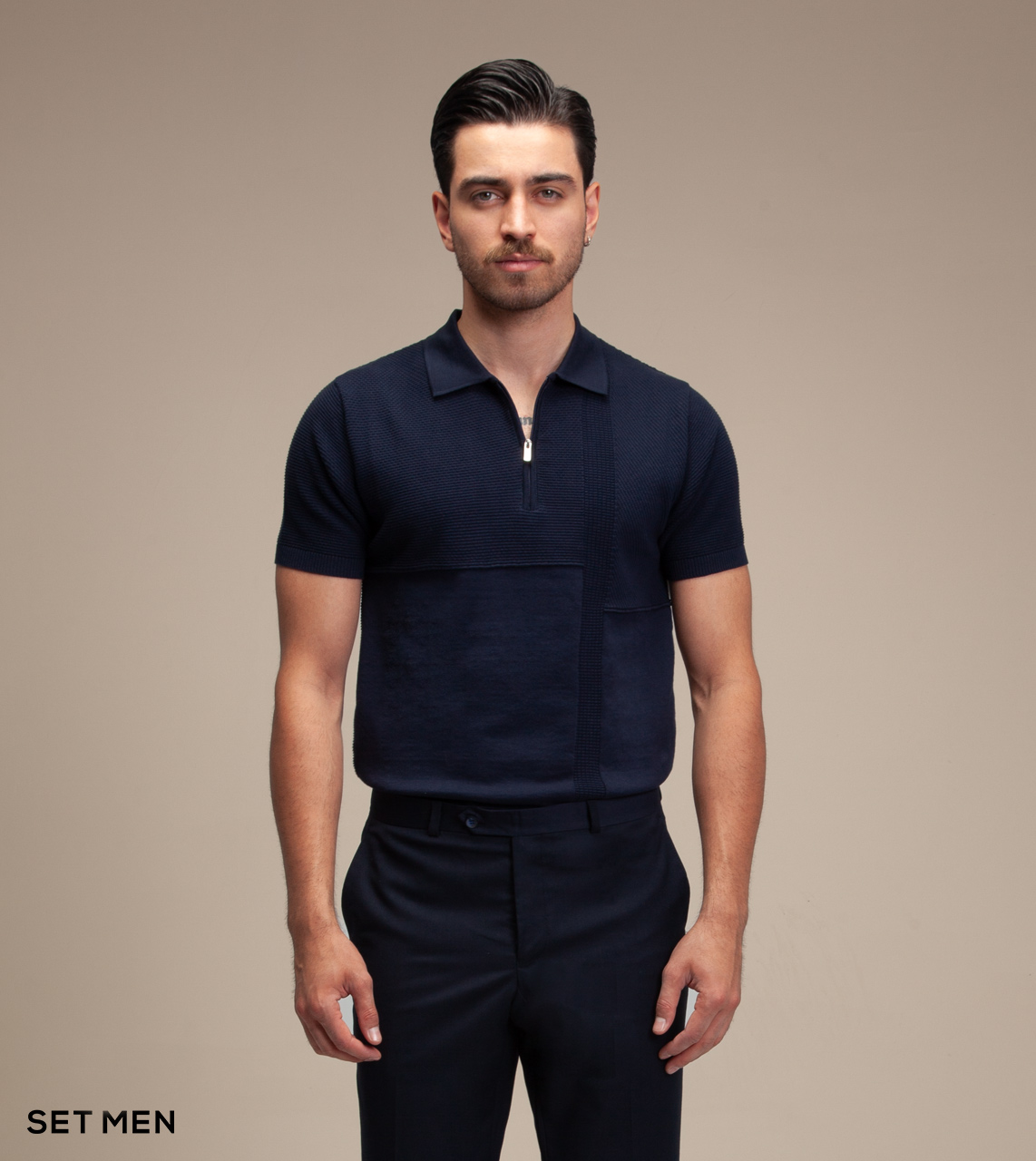 تیشرت بافت طرح دار