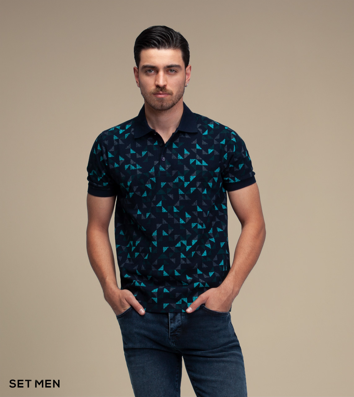 تیشرت چاپی مثلثی