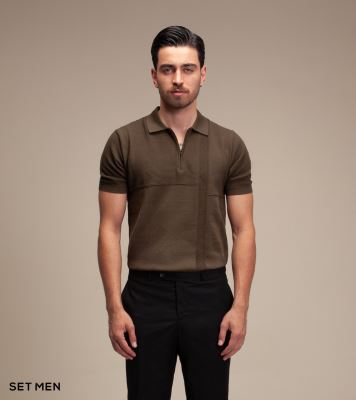 تیشرت بافت طرح دار