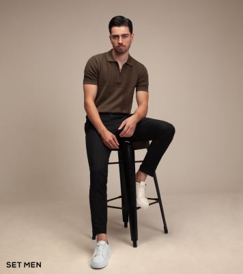 تیشرت بافت طرح دار