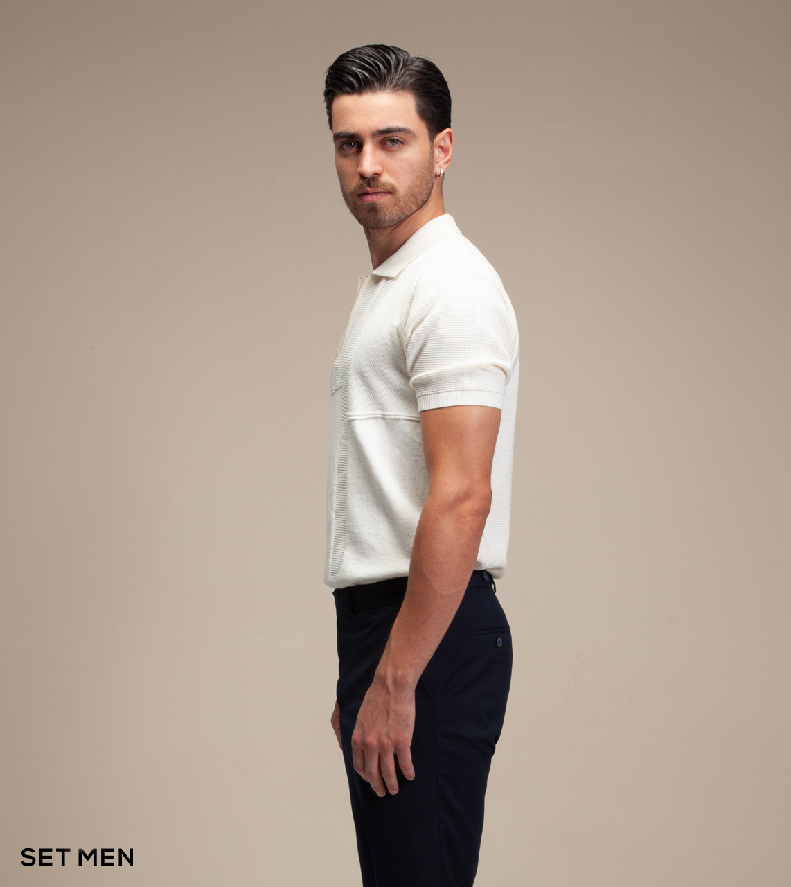 تیشرت بافت طرح دار