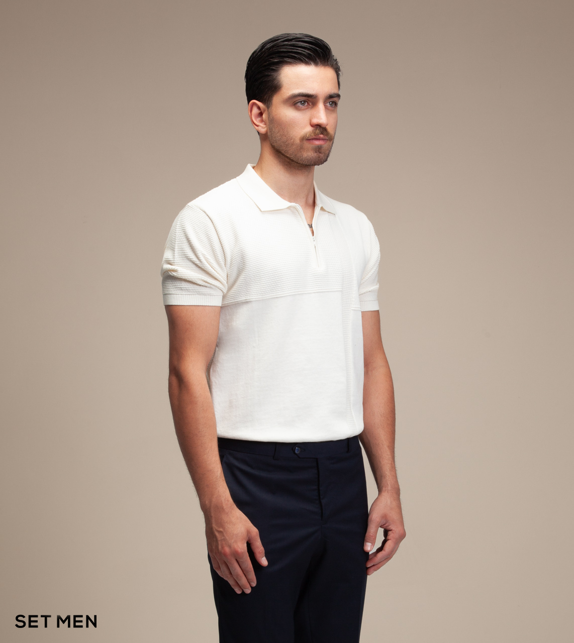 تیشرت بافت طرح دار