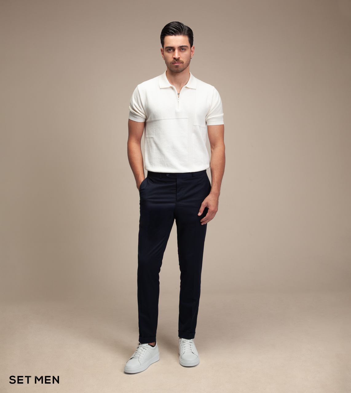 تیشرت بافت طرح دار