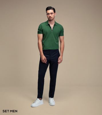 تیشرت یقه دار زیپی