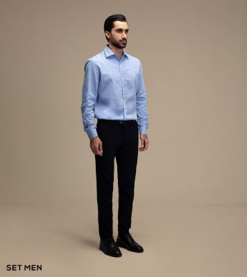 پیراهن مردانه لینن آستین بلند