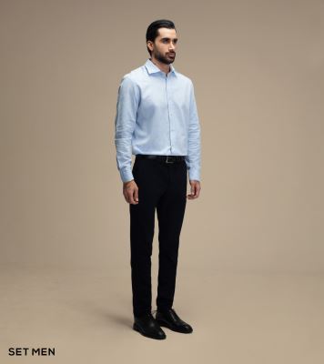 پیراهن مردانه لینن آستین بلند