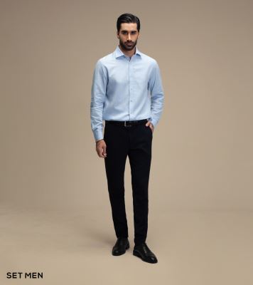 پیراهن مردانه لینن آستین بلند