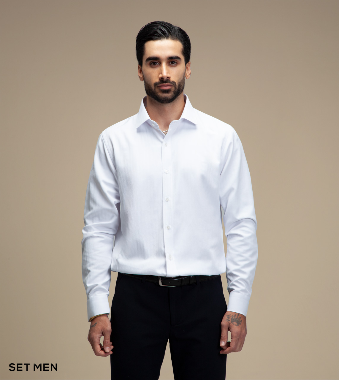 پیراهن آستین بلند طرح جناغی