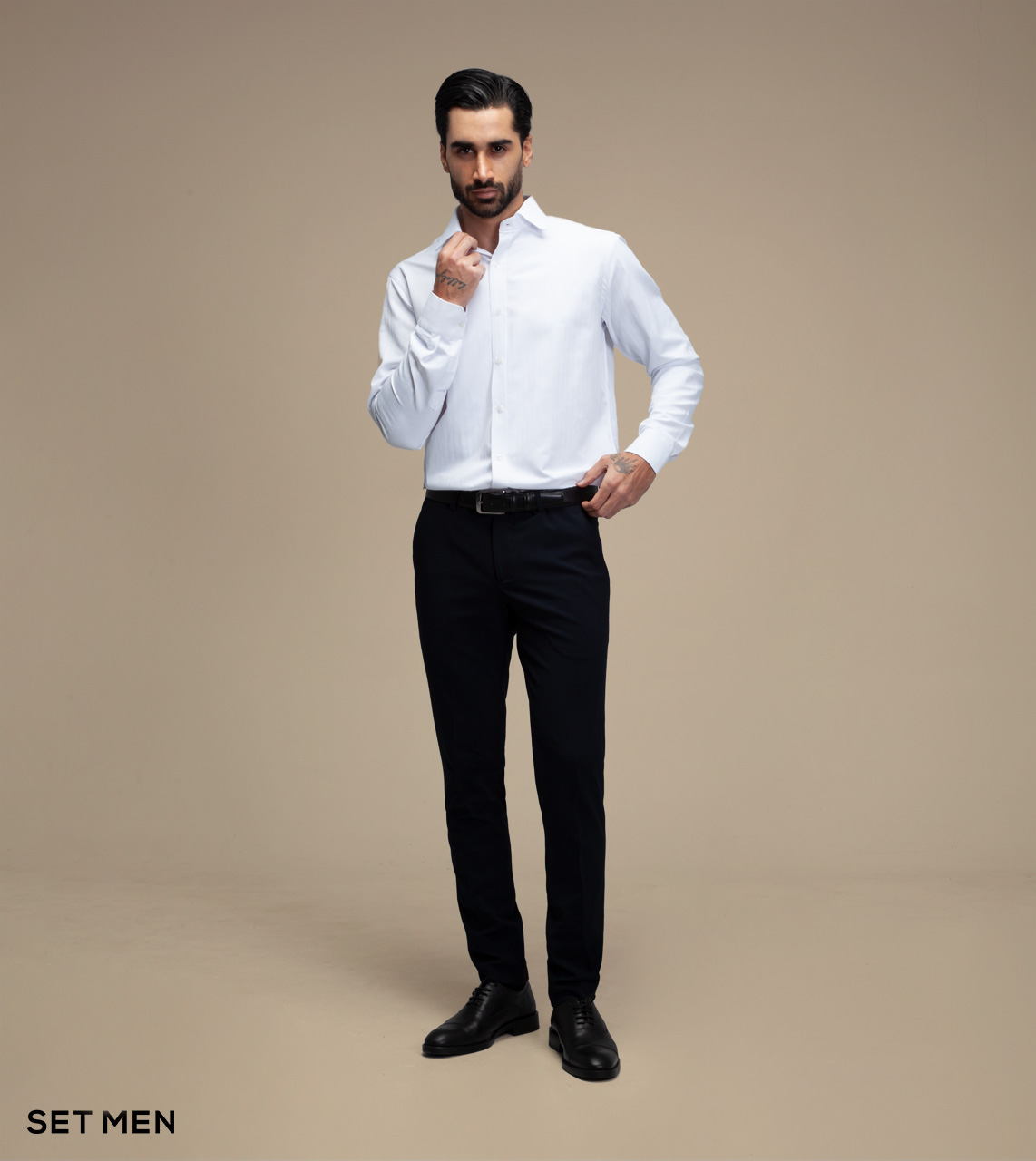 پیراهن آستین بلند طرح جناغی