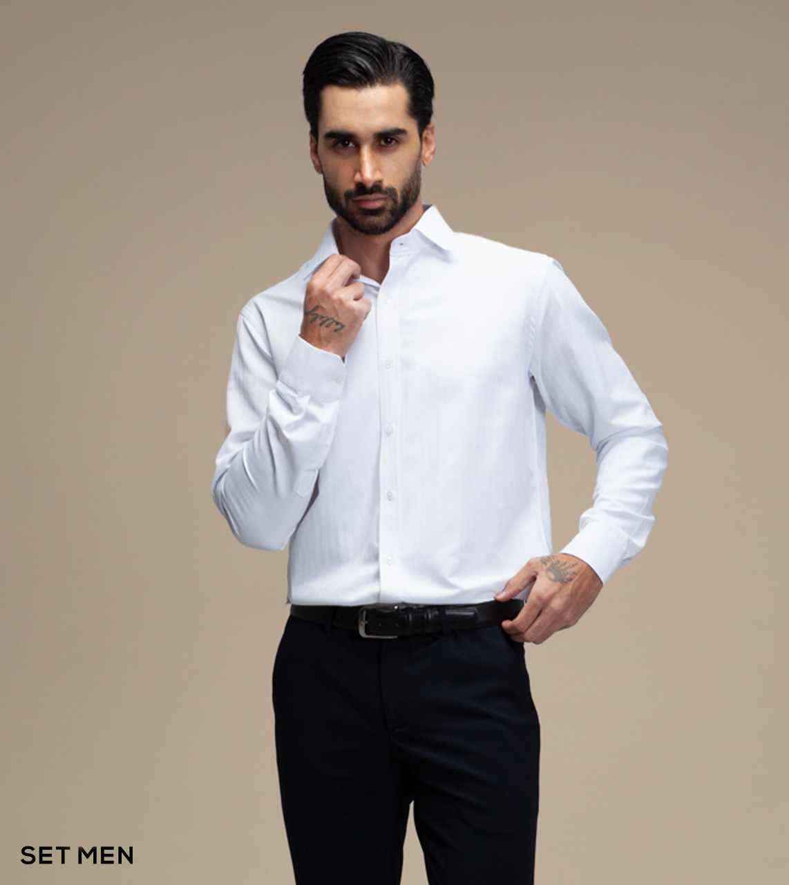 پیراهن آستین بلند طرح جناغی