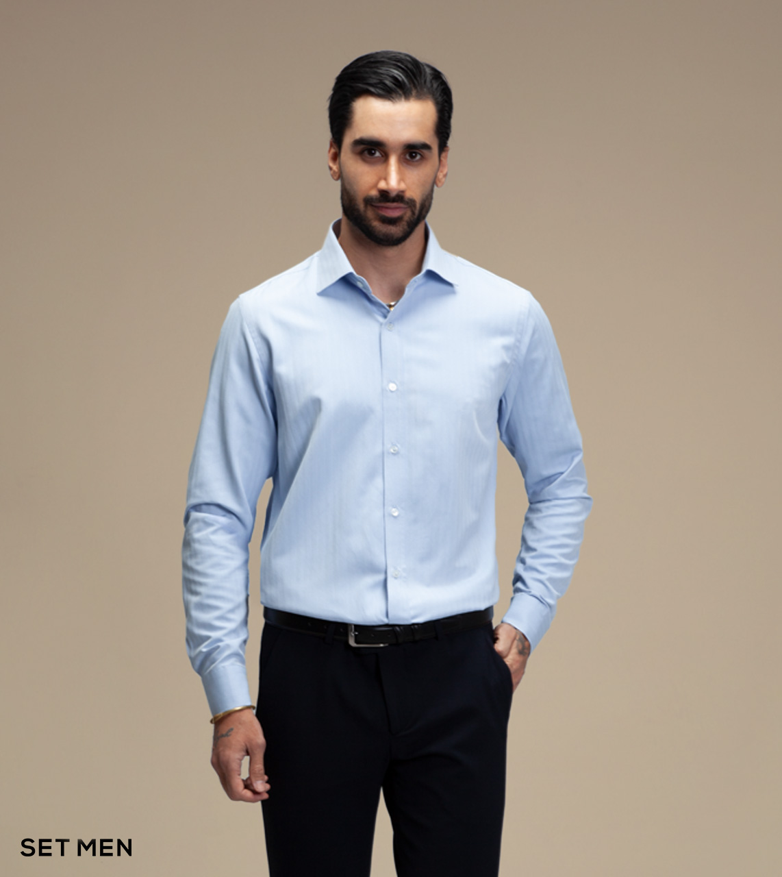 پیراهن آستین بلند طرح جناغی