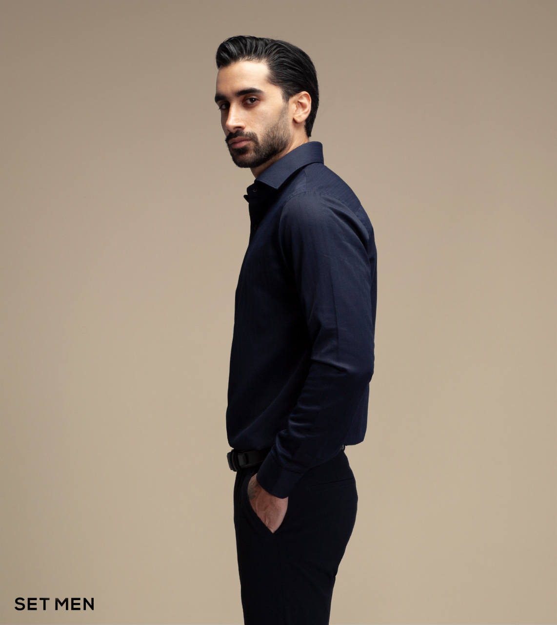 پیراهن آستین بلند طرح جناغی