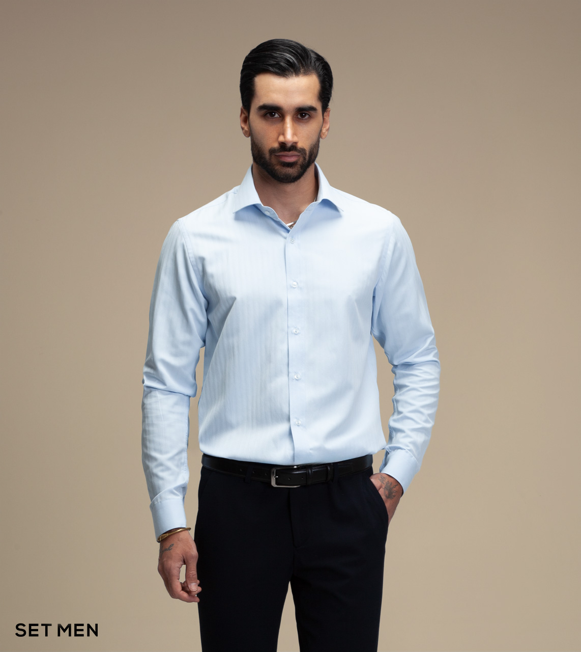 پیراهن آستین بلند طرح جناغی