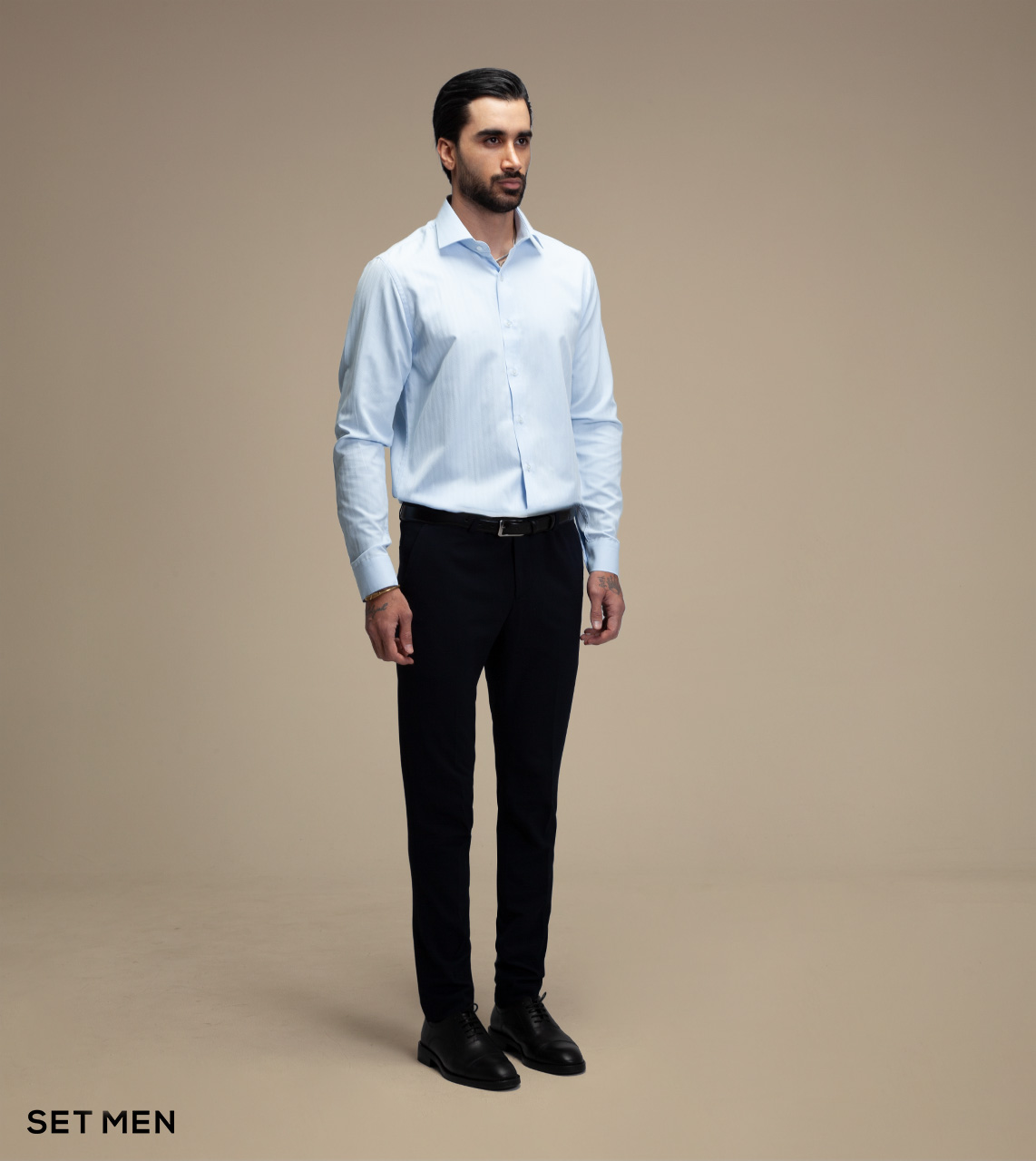 پیراهن آستین بلند طرح جناغی