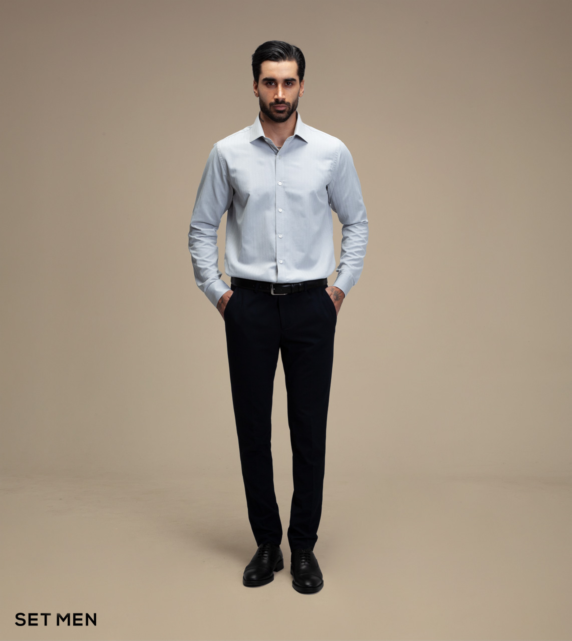 پیراهن آستین بلند طرح جناغی