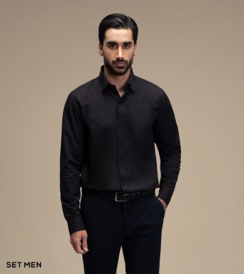 پیراهن مردانه آستین بلند طرح برفکی