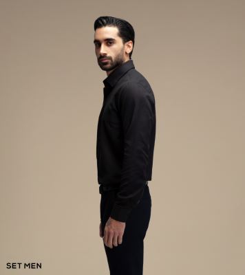 پیراهن مردانه آستین بلند طرح برفکی