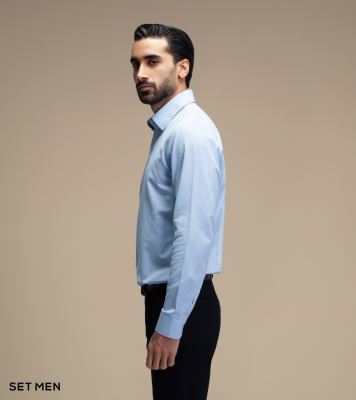 پیراهن مردانه آستین بلند طرح برفکی