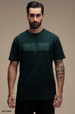 تیشرت یقه گرد مینیمال