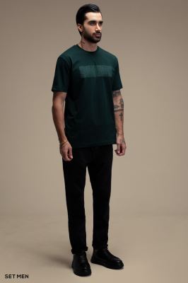 تیشرت یقه گرد مینیمال