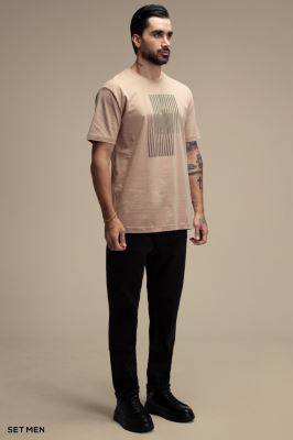 تیشرت یقه گرد مینیمال