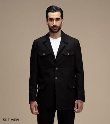 کت تک لینن سافاری