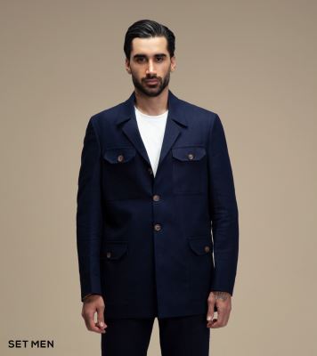 کت تک لینن سافاری