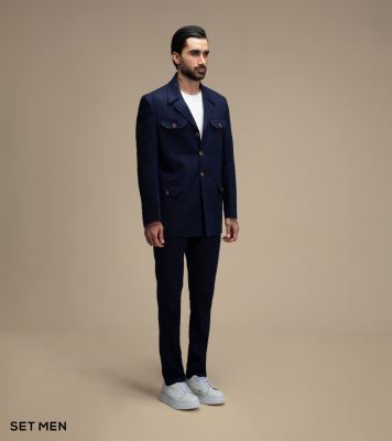 کت تک لینن سافاری