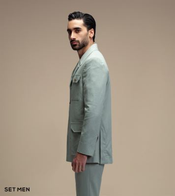 کت تک لینن سافاری