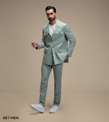 کت تک لینن سافاری