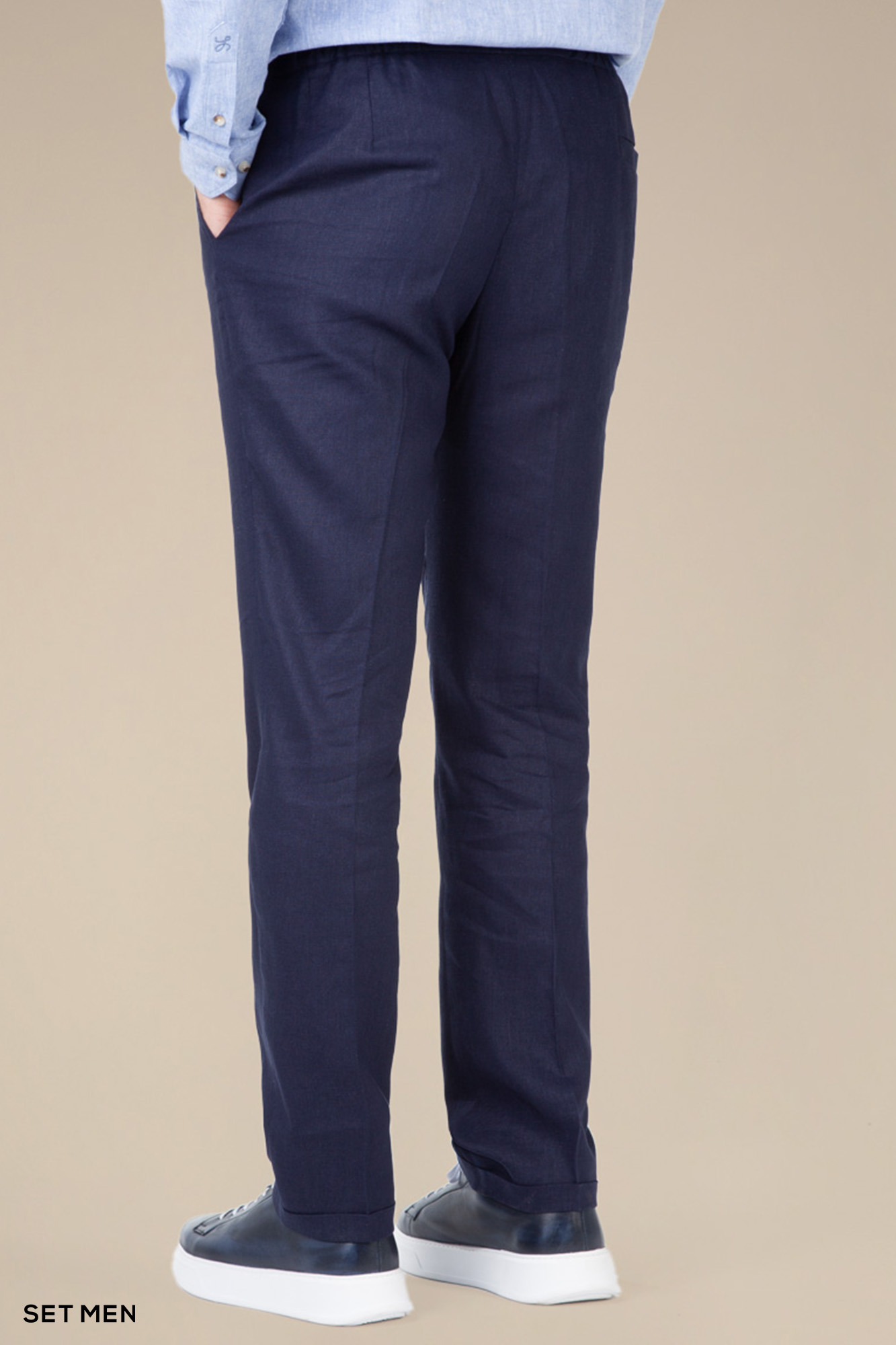 شلوار لینن مردانه پیله دار