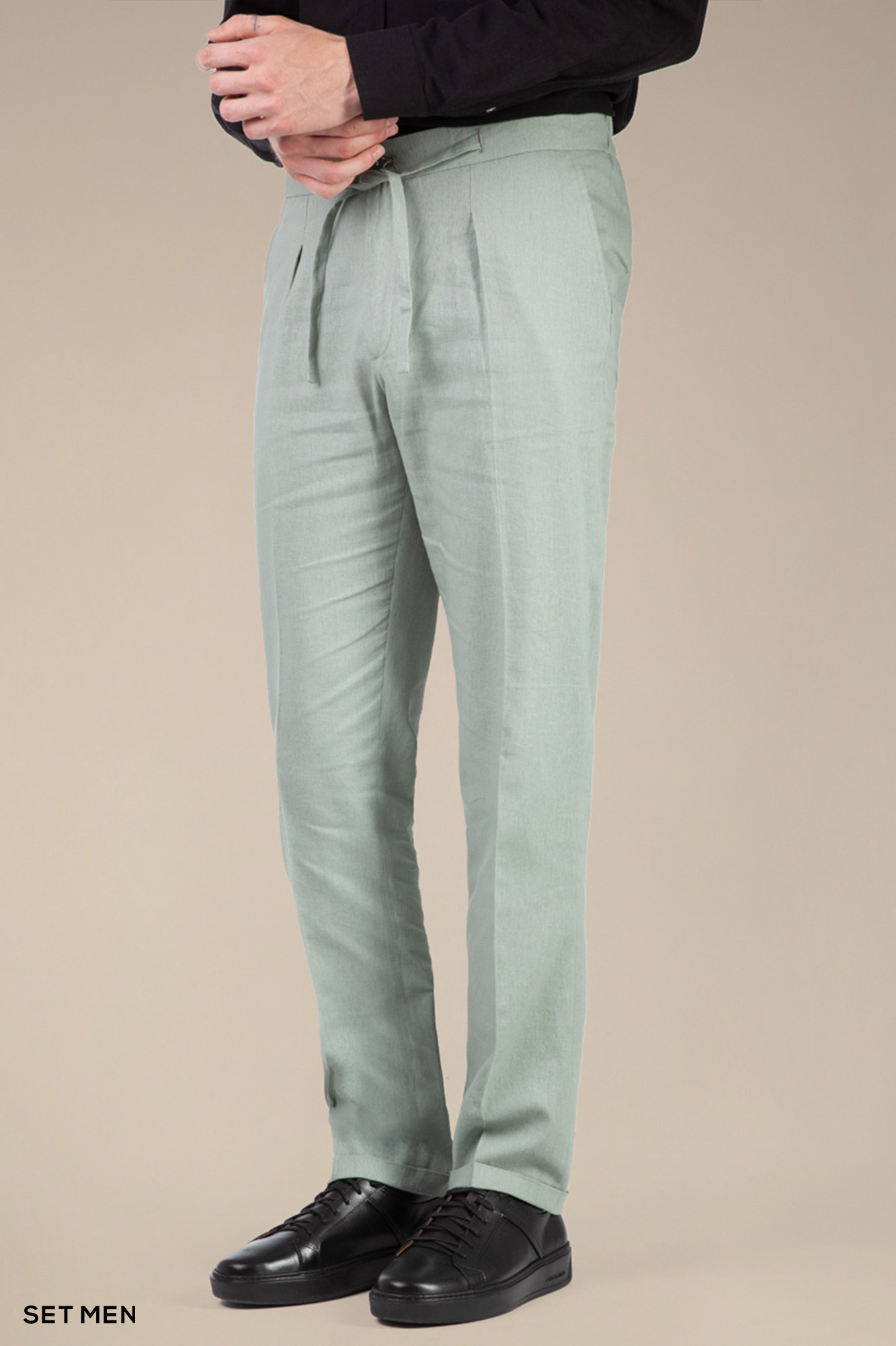 شلوار لینن مردانه پیله دار