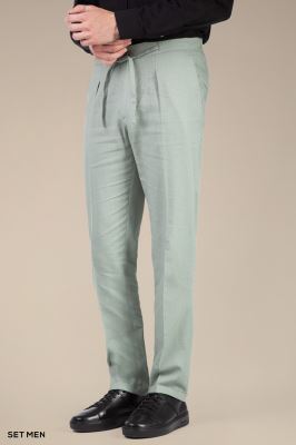 شلوار لینن مردانه پیله دار