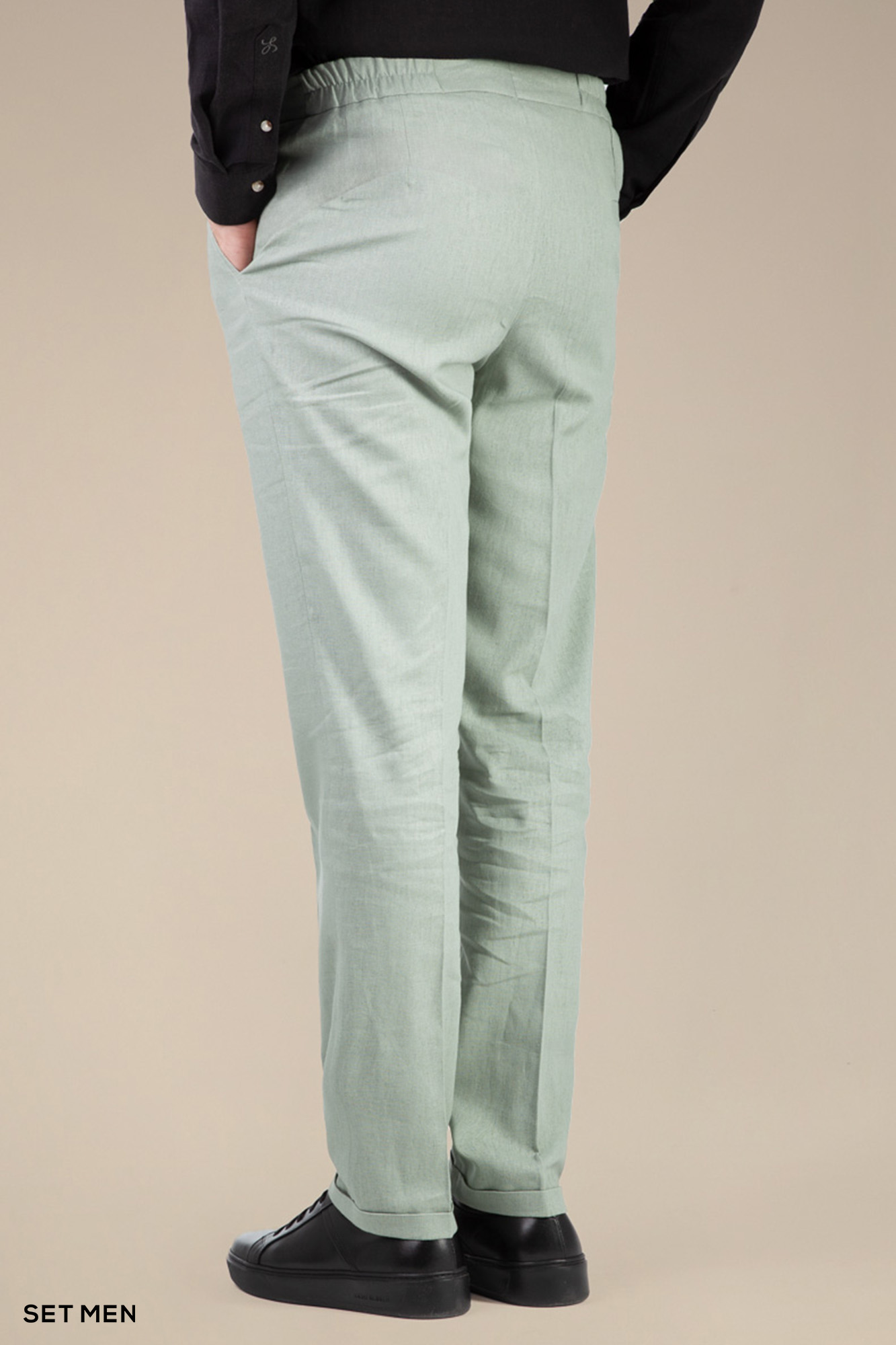 شلوار لینن مردانه پیله دار