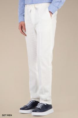 شلوار لینن مردانه پیله دار