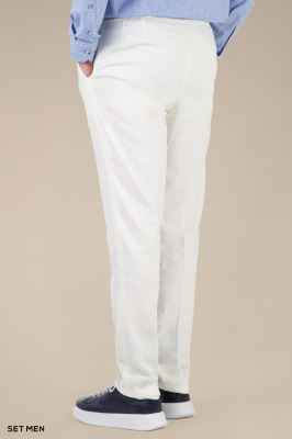 شلوار لینن مردانه پیله دار