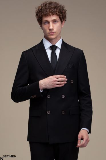 کت و شلوار دو تکه دبل برست