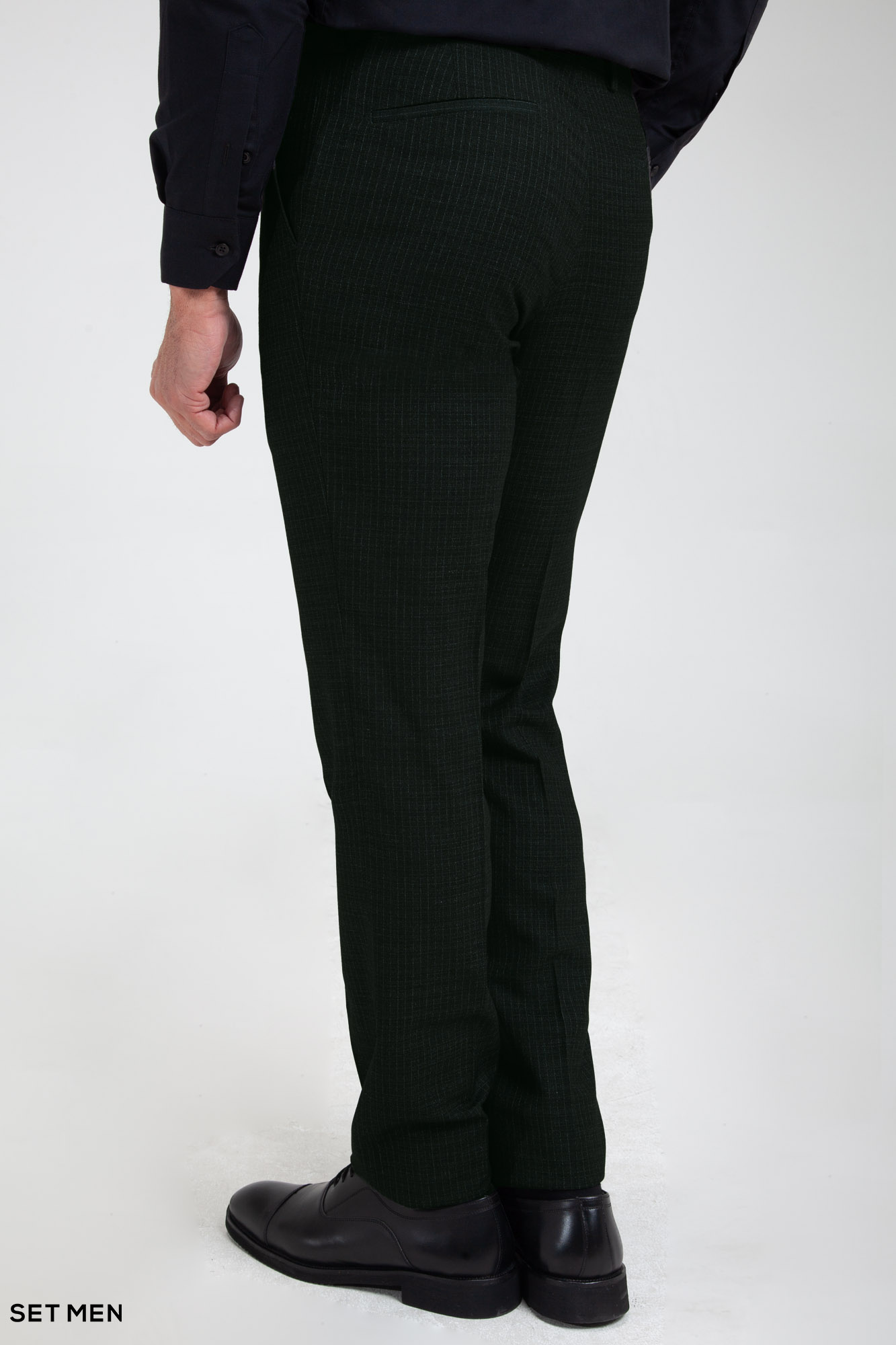 کت و شلوار مردانه دوتکه یقه انگلیسی تک دکمه دوچاک